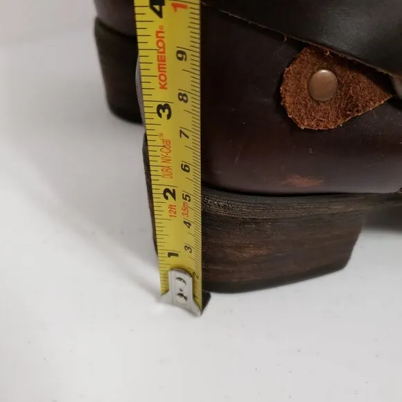 Durango Women Leather Harness Equestrian Boots Size 7 Riding Southwestern Buckle