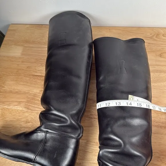 E. Vogel English tall black leather equestrian riding boots