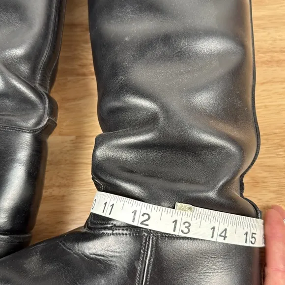 E. Vogel English tall black leather equestrian riding boots