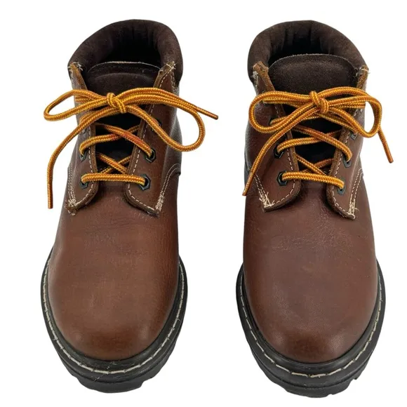 Eastland Hiking Boots Women's Brown Leather Lace Up Ankle Boots | Size 6.5