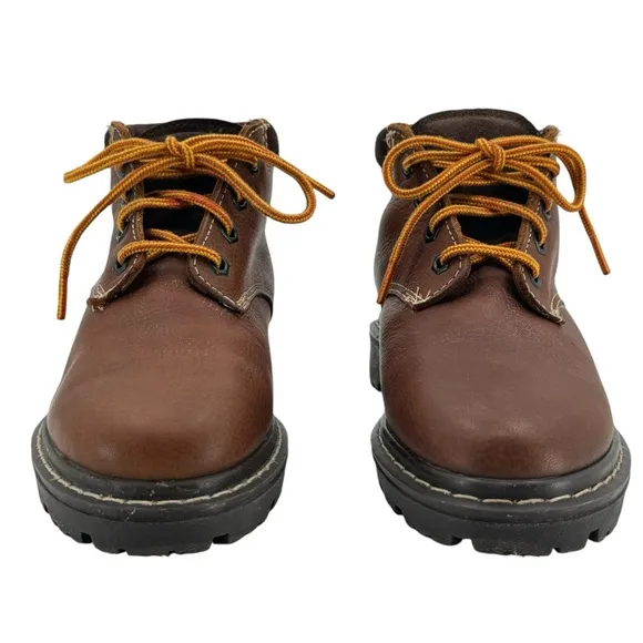 Eastland Hiking Boots Women's Brown Leather Lace Up Ankle Boots | Size 6.5