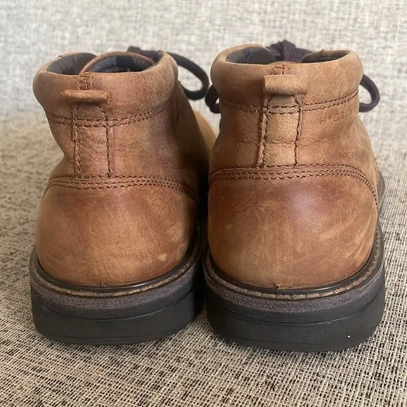 Ecco Mens Brown Leather Chukka Boots Size 45 US 11