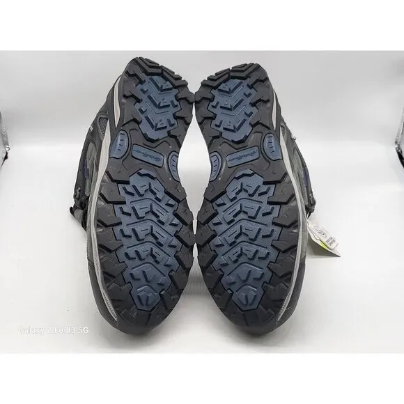 Eddie Bauer Mens 12MED Waterproof Hiking Boots Clydehill Castlerock Gray