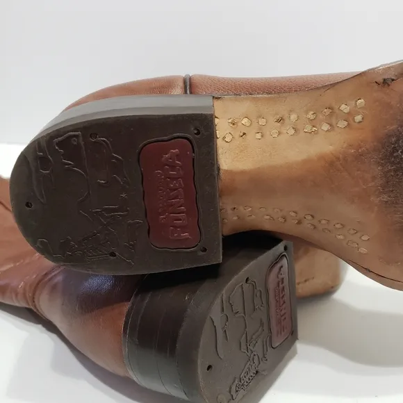 EL Vaquero Fonseca Brown Leather Cowboy Boots