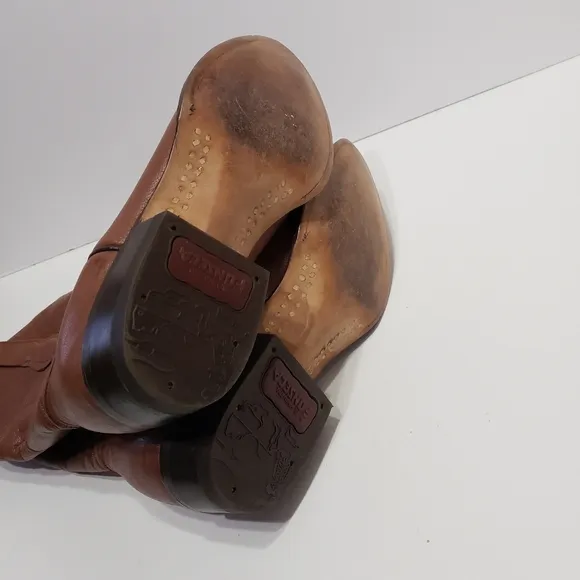 EL Vaquero Fonseca Brown Leather Cowboy Boots
