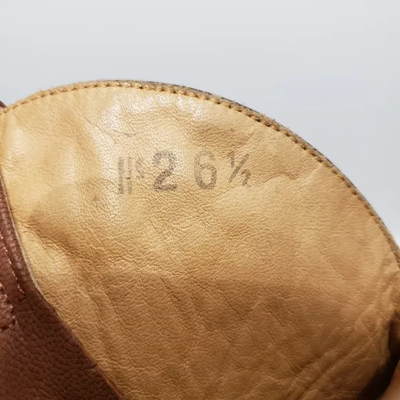EL Vaquero Fonseca Brown Leather Cowboy Boots