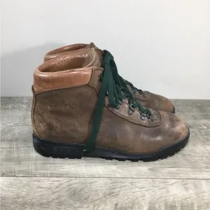 EMS Made in Italy Women’s Hiking Hiker Brown Leather Backpacking Boots Size 10