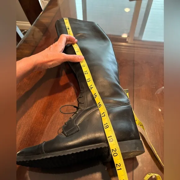 Equestrian Riding boots. Authentic leather, size 8.5