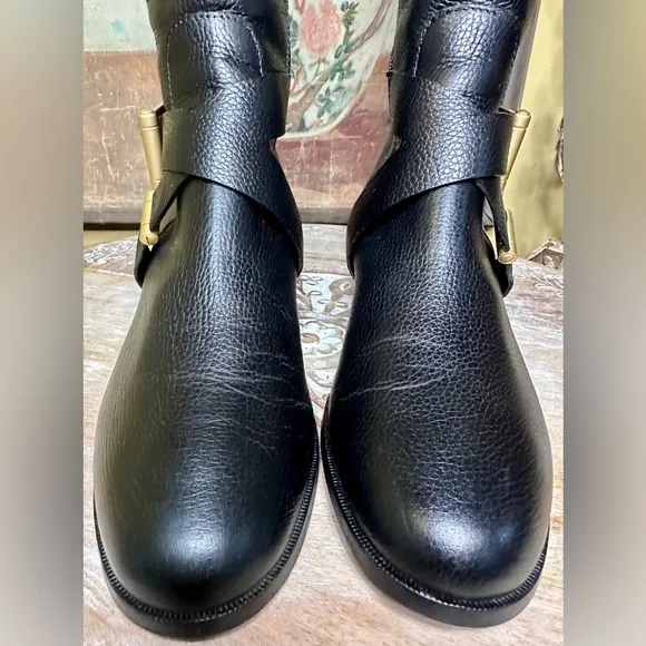 EUC L.K. Bennet of London “Linsey” Riding Boot with Rosamumd Hardware Sz 37/6.5