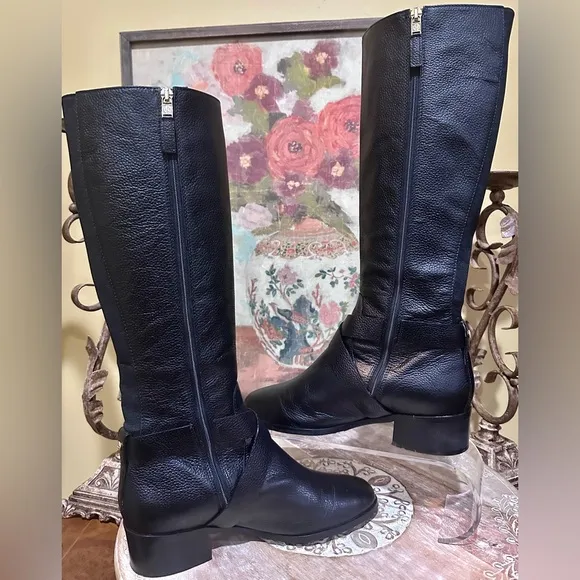 EUC L.K. Bennet of London “Linsey” Riding Boot with Rosamumd Hardware Sz 37/6.5