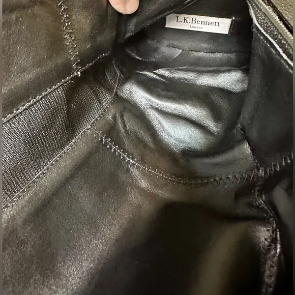 EUC L.K. Bennet of London “Linsey” Riding Boot with Rosamumd Hardware Sz 37/6.5