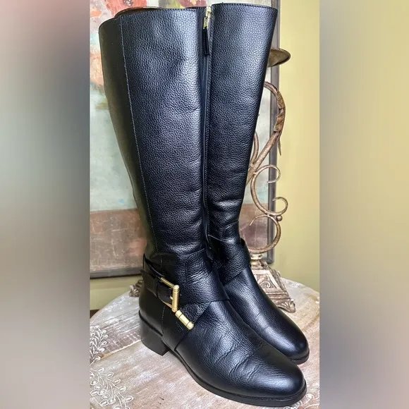 EUC L.K. Bennet of London “Linsey” Riding Boot with Rosamumd Hardware Sz 37/6.5
