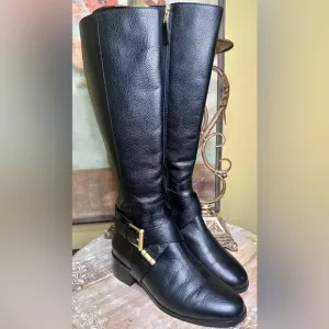EUC L.K. Bennet of London “Linsey” Riding Boot with Rosamumd Hardware Sz 37/6.5