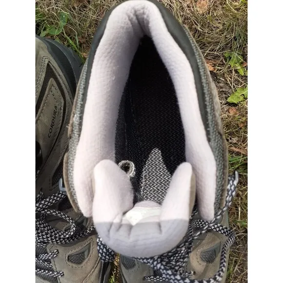 EUC Oboz Hiking Boots Sawtooth X Mid Waterproof Women’s 9.5W Gray Cushion