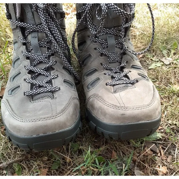 EUC Oboz Hiking Boots Sawtooth X Mid Waterproof Women’s 9.5W Gray Cushion