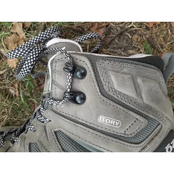 EUC Oboz Hiking Boots Sawtooth X Mid Waterproof Women’s 9.5W Gray Cushion