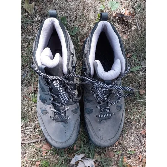 EUC Oboz Hiking Boots Sawtooth X Mid Waterproof Women’s 9.5W Gray Cushion