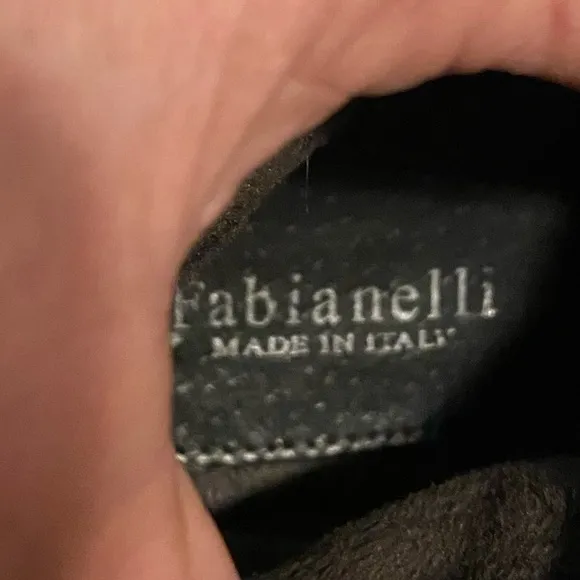 Fabianelli Brown Italian Leather Knee High Boots s 🥾Winter shoe Sale👢