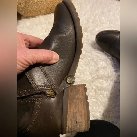 Fabianelli Brown Italian Leather Knee High Boots s 🥾Winter shoe Sale👢