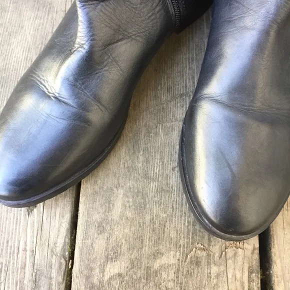Fabrizio Monti Italian Black Boots Sz 40