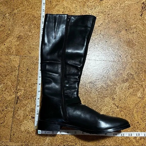 Fabrizio Monti Italian Black Boots Sz 40