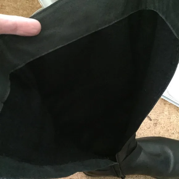Fabrizio Monti Italian Black Boots Sz 40