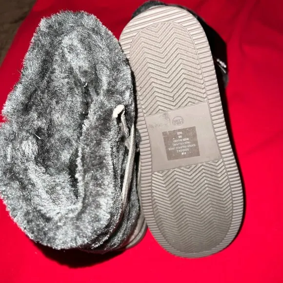 Faux-Suede Slip-On Boots NWT