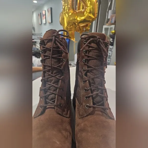 FIELD &amp; STREAM Woodsman 800g Insulated Waterproof Hunting Boots in brown.Size 10