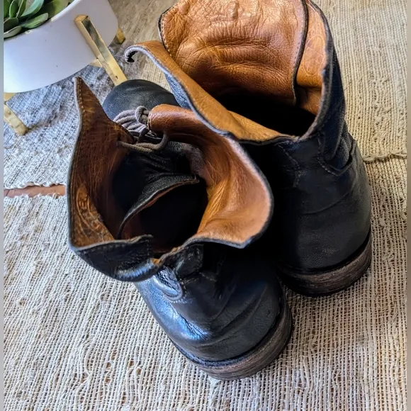 Fiorentini   Baker Black Leather Eternity Boots