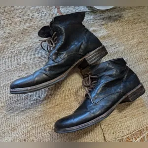 Fiorentini   Baker Black Leather Eternity Boots