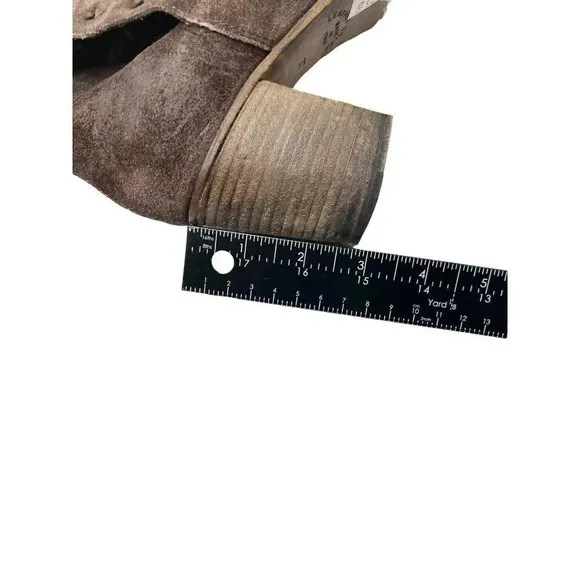 Fiorentini   Baker Boots Beth Brown Suede Heel Equestrian Moto Women EUR 37 US 7