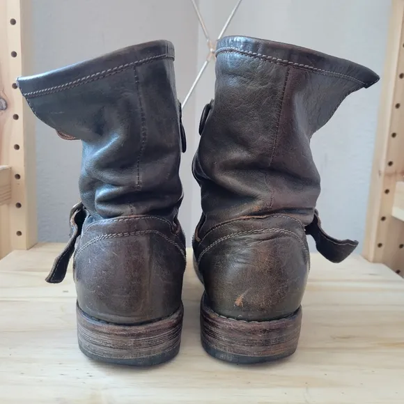 Fiorentini   Baker Leather Eli Moto Boots 37
