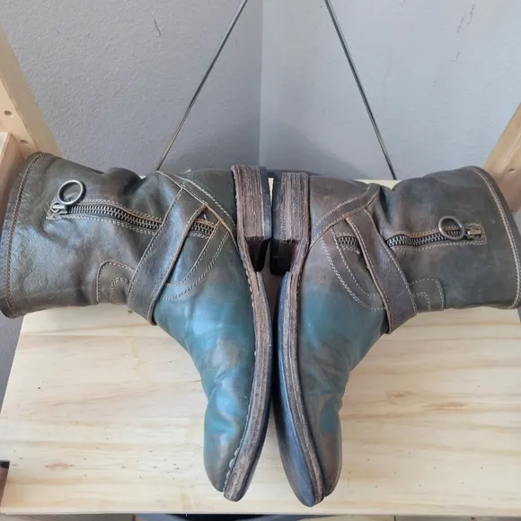Fiorentini   Baker Leather Eli Moto Boots 37