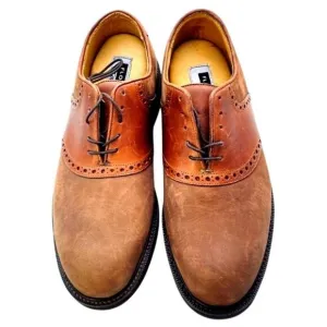 Florsheim Comfortech Vibram Gumlite Wingtip Oxford Tan and Brown Leather