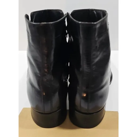 Florsheim ~Men's Size 11 EEE~ Black Leather Side Zip Beatle Boots~~17074-01~