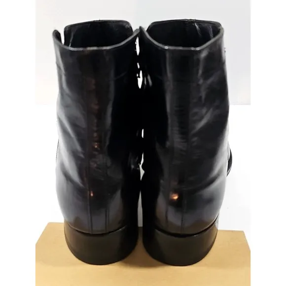 Florsheim ~Men's Size 11 EEE~ Black Leather Side Zip Beatle Boots~~17074-01~