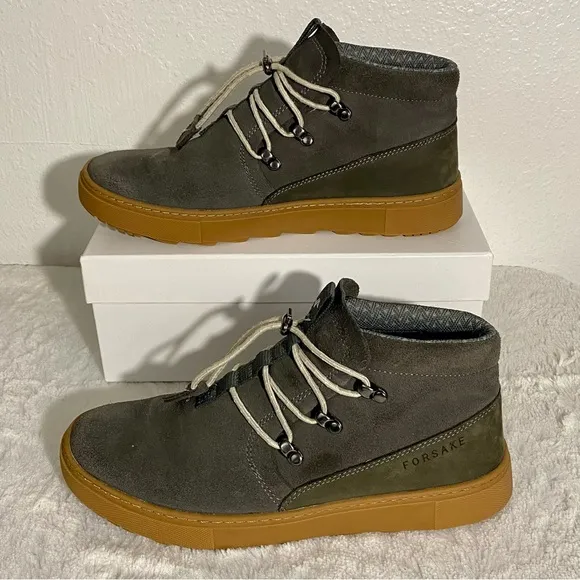Forsake Lucie Slip-On Outdoor Suede Boots Women’s Size 8 Gunmetal Gray