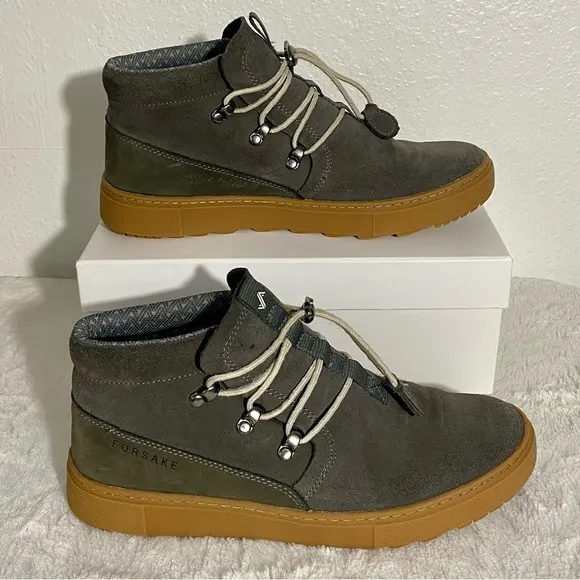 Forsake Lucie Slip-On Outdoor Suede Boots Women’s Size 8 Gunmetal Gray