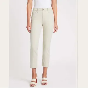frame le straight winter white jeans sz 25 #B2