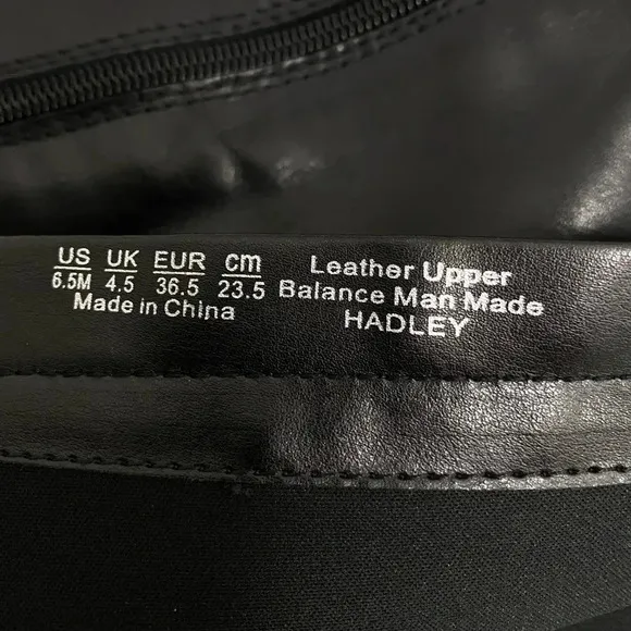 Franco Sarto Hadley Black Leather Tall Riding Boots Equestrian Flat Buckle 6.5