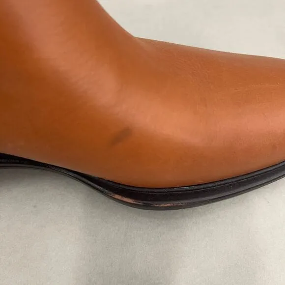 Franco Sarto Leather Boots Womens 9 Classic Equestrian First Lady Parisian Chic