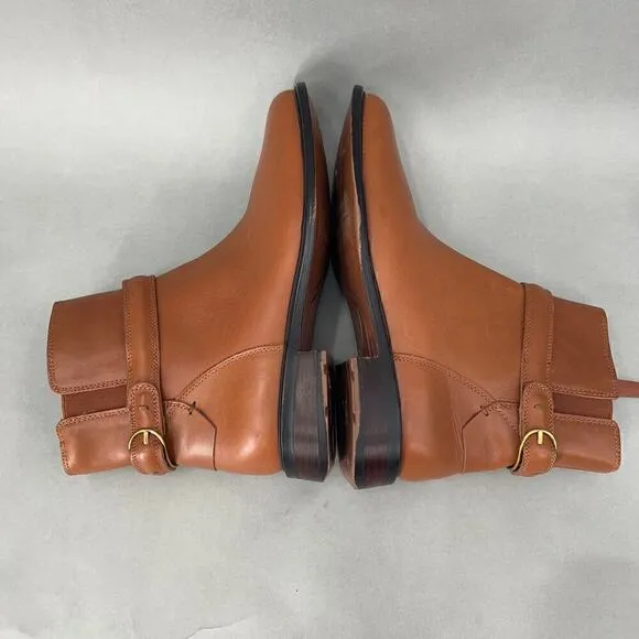 Franco Sarto Leather Boots Womens 9 Classic Equestrian First Lady Parisian Chic