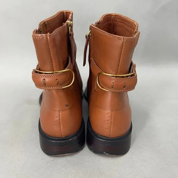 Franco Sarto Leather Boots Womens 9 Classic Equestrian First Lady Parisian Chic