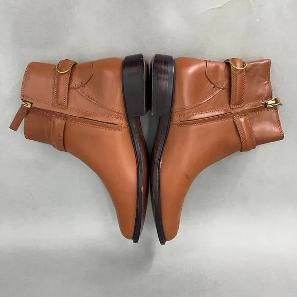 Franco Sarto Leather Boots Womens 9 Classic Equestrian First Lady Parisian Chic