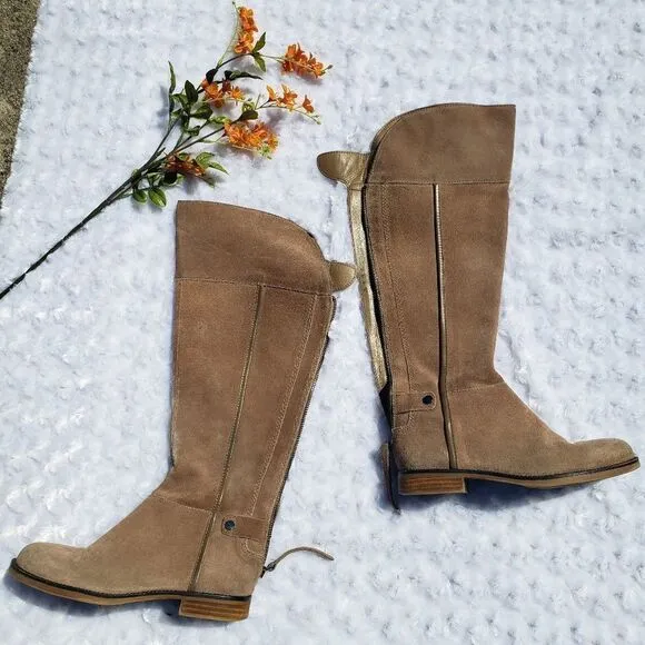 Franco Sarto size 6.5 tan riding boot