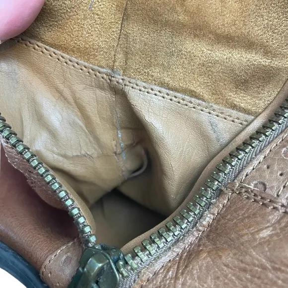 Franco Sarto Zip-Up Leather Boots