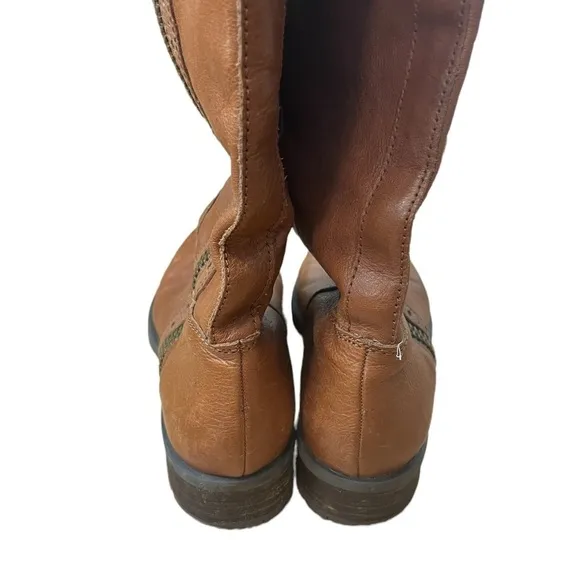 Franco Sarto Zip-Up Leather Boots