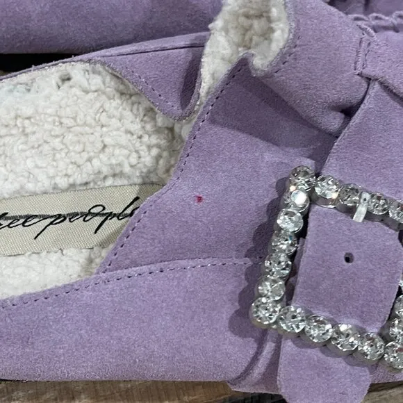 Free People After Riding Mules Lavender Purple NWOT (small flaw) Women’s Size 8