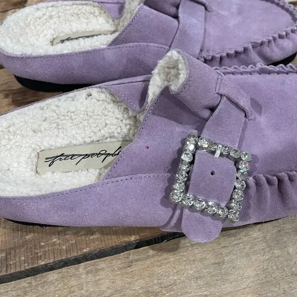 Free People After Riding Mules Lavender Purple NWOT (small flaw) Women’s Size 8