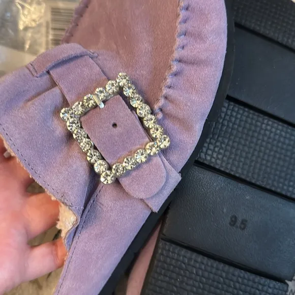 Free People After Riding Mules Lavender Purple NWOT Women’s Size 9.5
